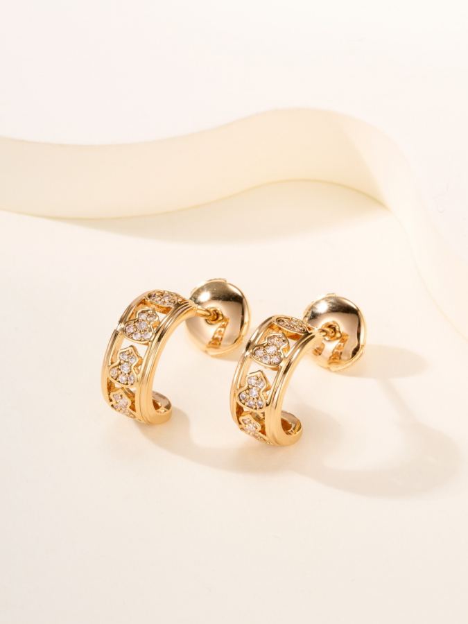 Qeelin Jewelry "Good luck brings good fortune and good fortune" Kilin Chinese element gourd earrings — 1:1 Replica — photo 2