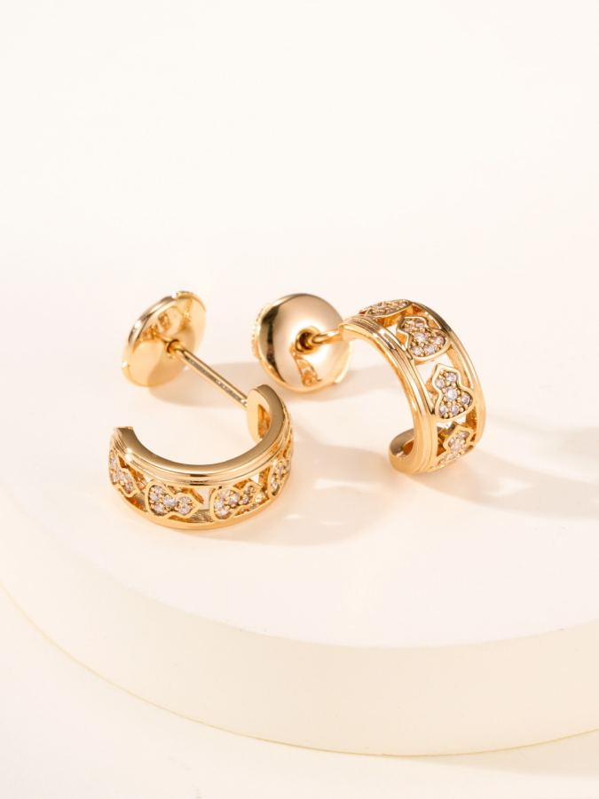 Qeelin Jewelry "Good luck brings good fortune and good fortune" Kilin Chinese element gourd earrings — 1:1 Replica — photo 4