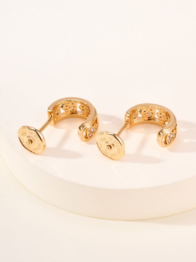 Qeelin Jewelry "Good luck brings good fortune and good fortune" Kilin Chinese element gourd earrings — 1:1 Replica — photo 9