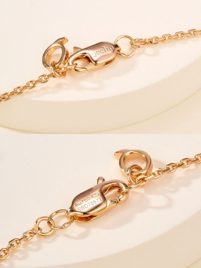 Qeelin Jewelry "Good Luck, Good Luck and Good Luck" Kilin Chinese Element Gourd Necklace — Premium Replica — photo 11