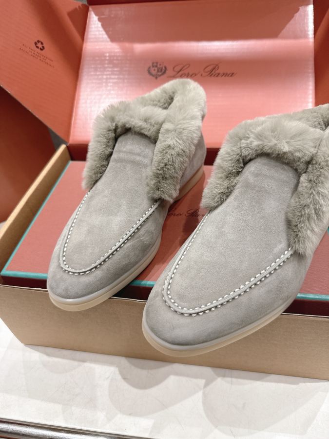 LP women's shoes High version shipped from the factory, rabbit fur, male size +20 — AAA Quality Replica — photo 4