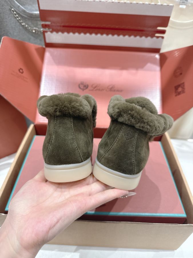 LP women's shoes High version shipped from the factory, rabbit fur, male size +20 — AAA Quality Replica — photo 4
