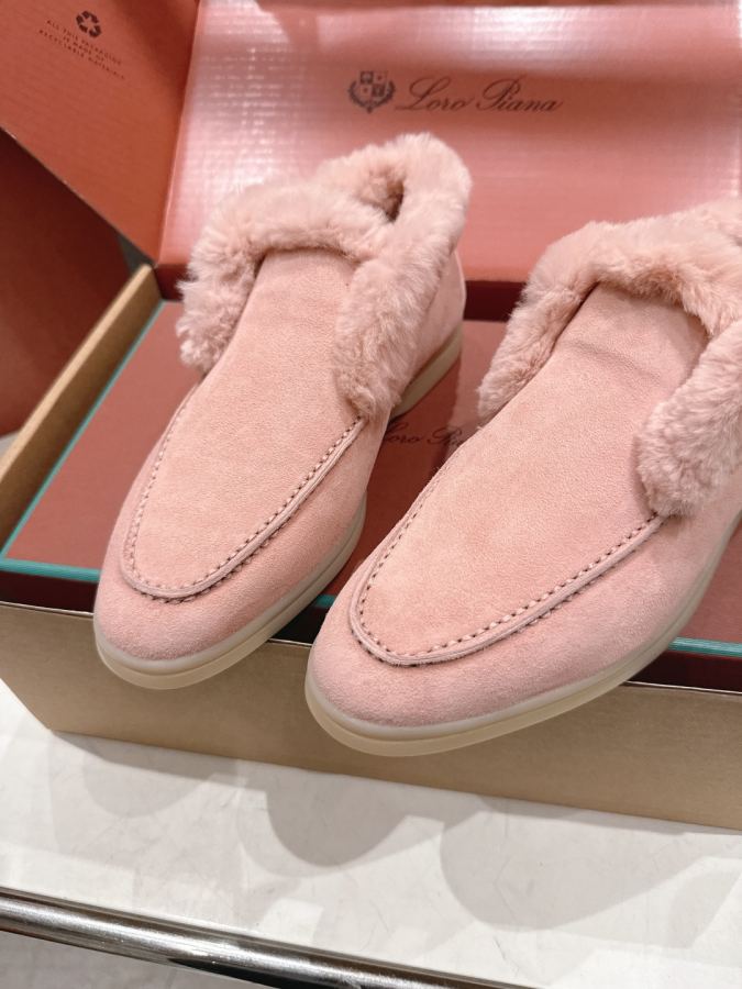 LP women's shoes High version shipped from the factory, rabbit fur, male size +20 — Premium Replica — photo 4