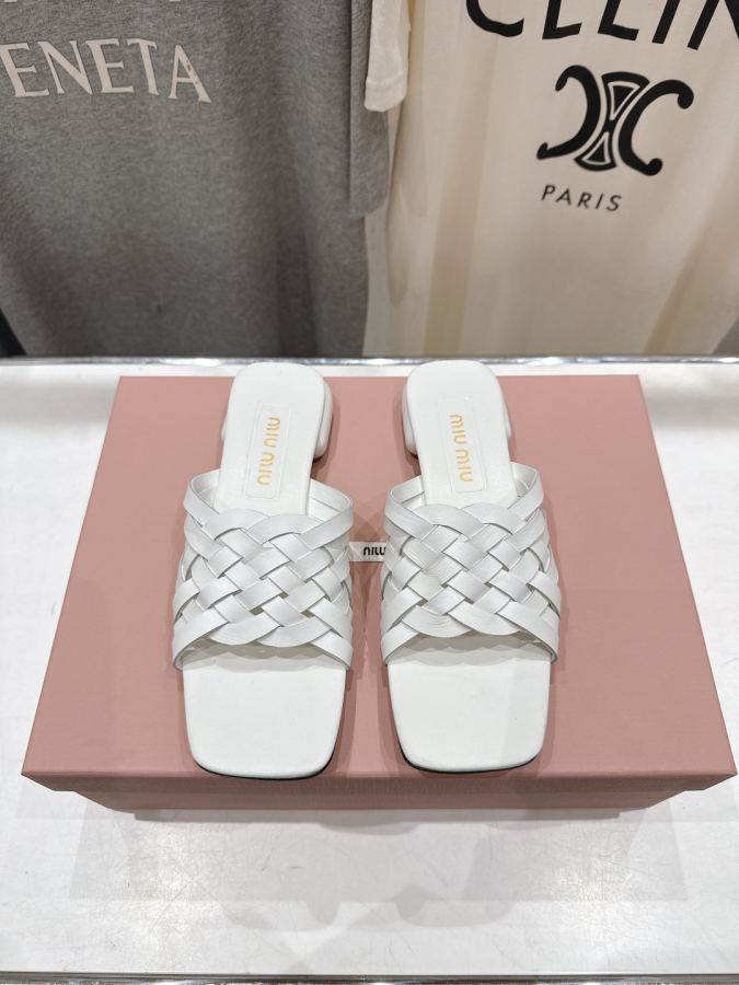 Miumiu women's shoes Miu* F032 2026ss New — Premium Replica