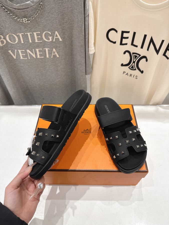 Hermes women's shoes High version shipped from the factory, male size +10 — 1:1 Replica — photo 3