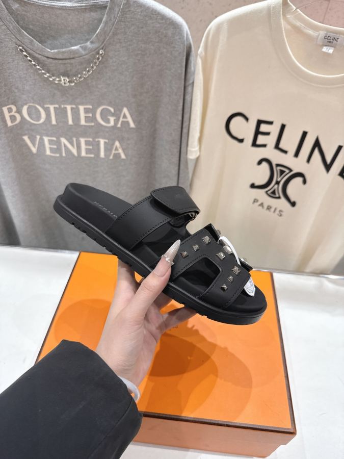 Hermes women's shoes High version shipped from the factory, male size +10 — 1:1 Replica — photo 5
