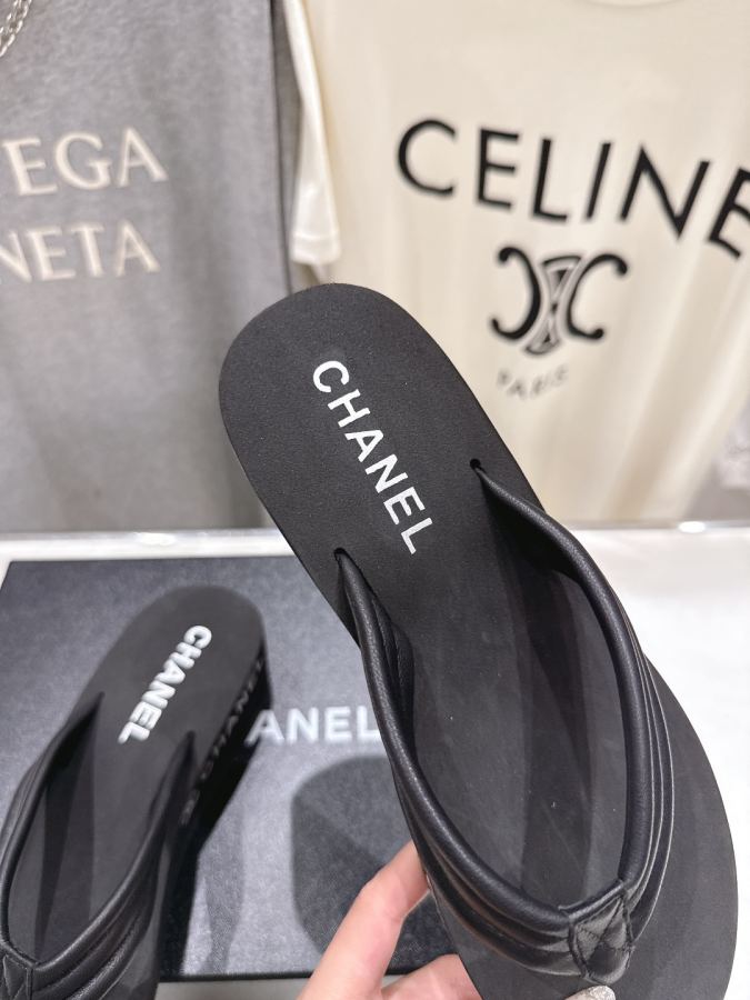 CHANEL women's shoes High version factory leather cover — Premium Replica — photo 6
