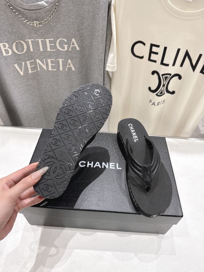 CHANEL women's shoes High version factory leather cover — Premium Replica — photo 9