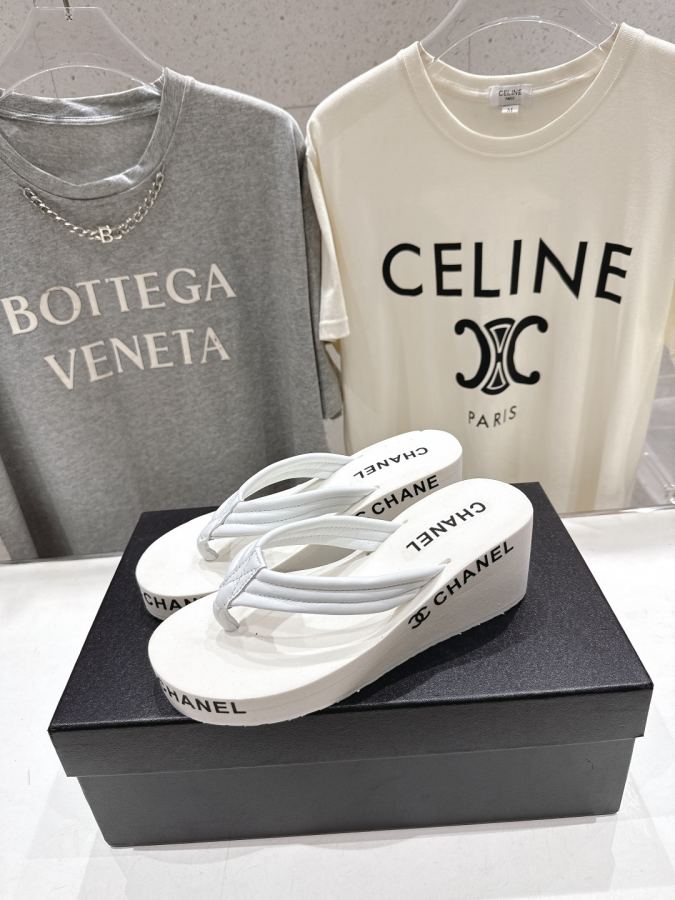 CHANEL women's shoes High version factory leather cover — AAA Quality Replica — photo 4