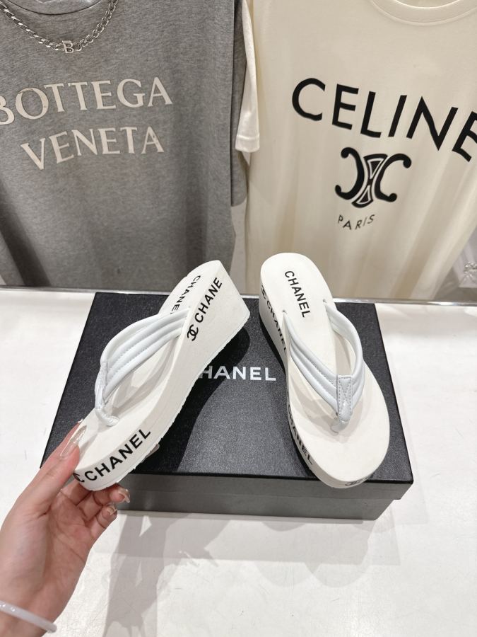 CHANEL women's shoes High version factory leather cover — AAA Quality Replica — photo 3