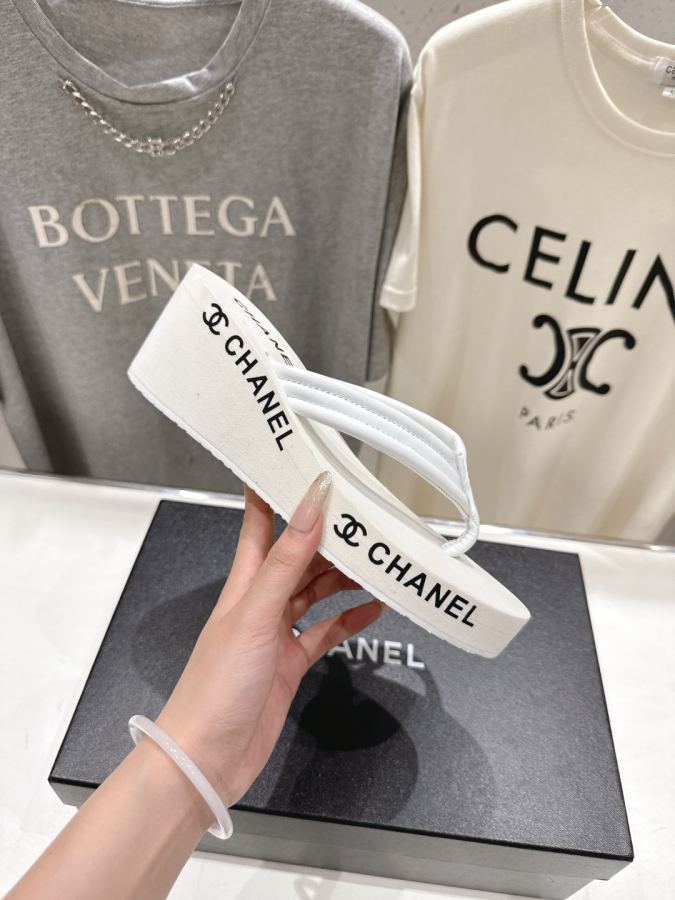 CHANEL women's shoes High version factory leather cover — AAA Quality Replica — photo 5