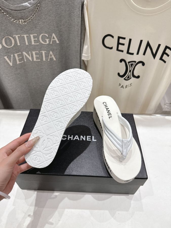 CHANEL women's shoes High version factory leather cover — AAA Quality Replica — photo 9