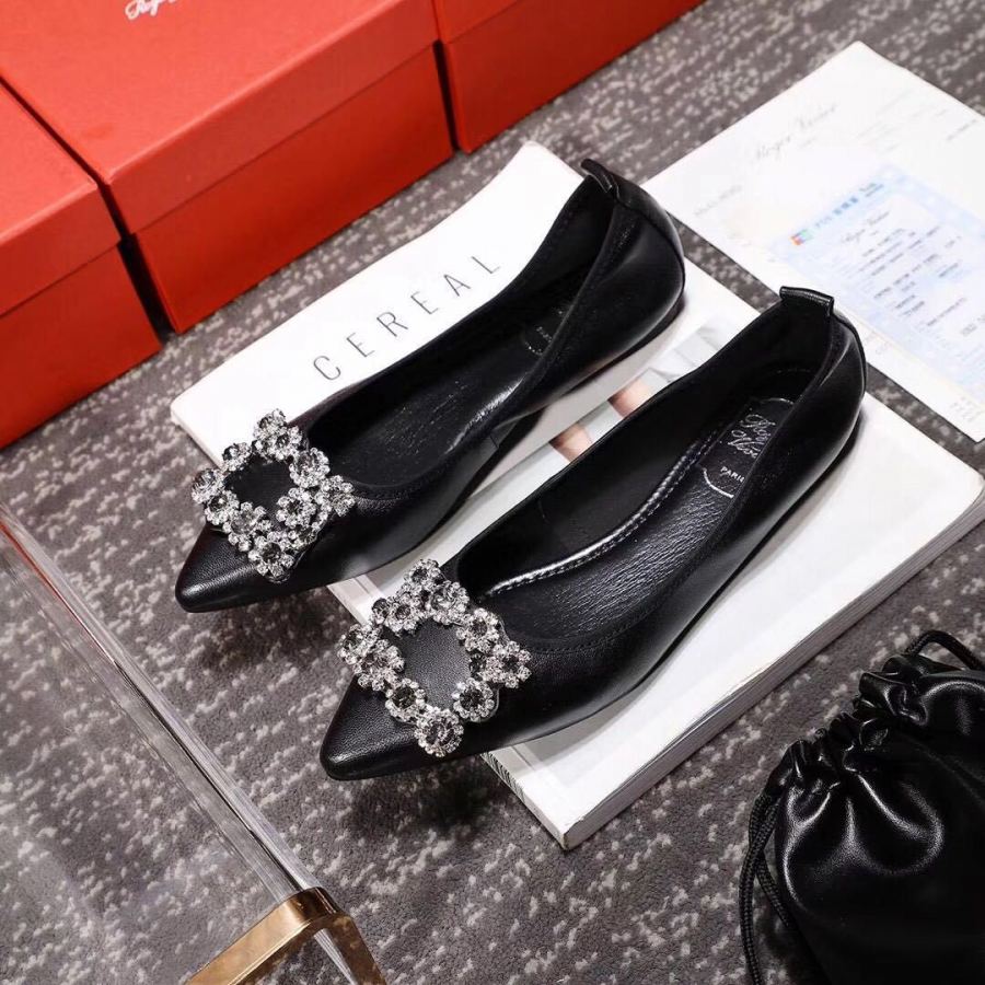 RV women's shoes Fashionable egg roll shoes limited edition, soft mixed sheepskin, foldable dancing — AAA Quality Replica