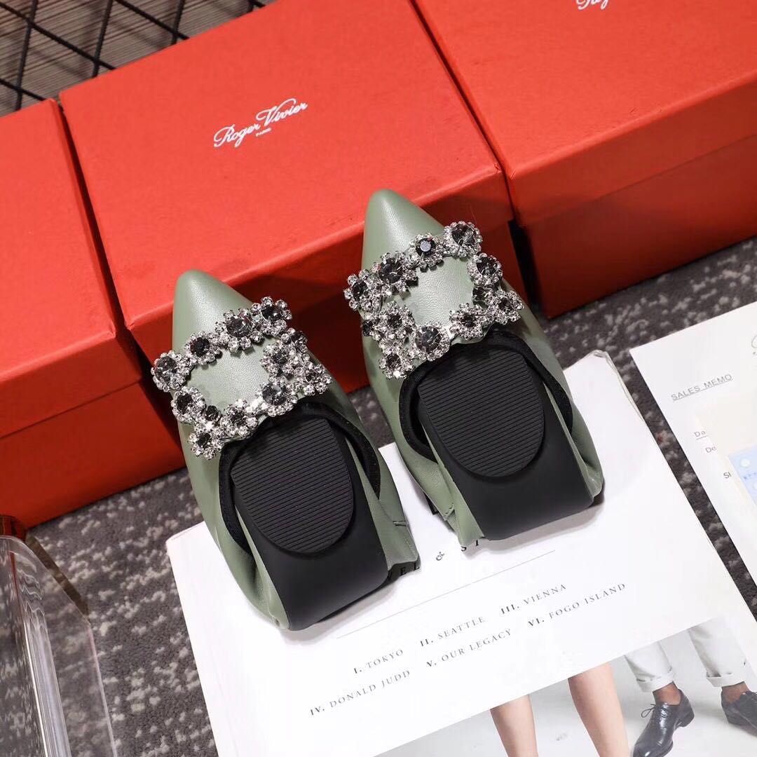 RV women's shoes Fashionable egg roll shoes limited edition, soft mixed sheepskin, foldable dancing — 1:1 Replica — photo 2