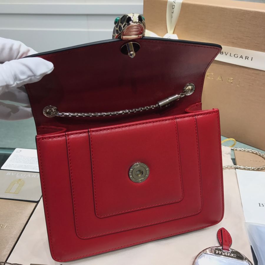 BVLGARI bag BVLGA** 20cm Fully Upgraded BVLGA**Serpenti Series VIP size20*5*16 — AAA Quality Replica — photo 6