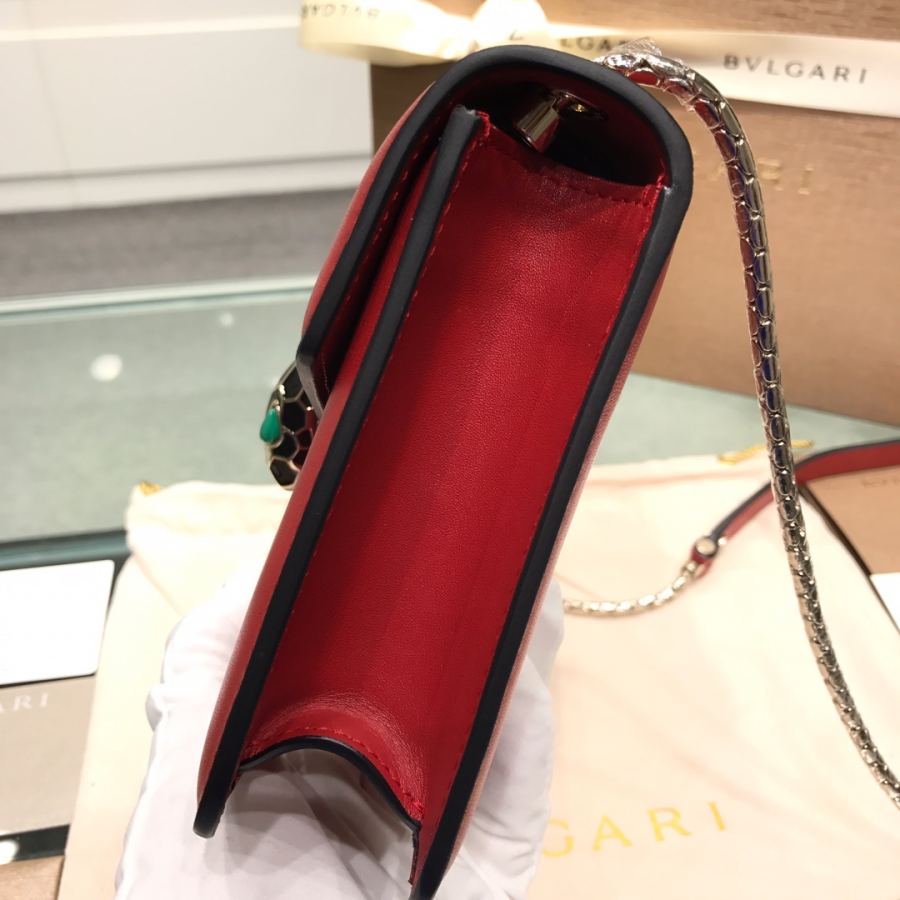 BVLGARI bag BVLGA** 22 Cm Fully Upgraded BVLGA*Serpenti Series VIP size22-5*5*14 C — 1:1 Replica For Sale — photo 4