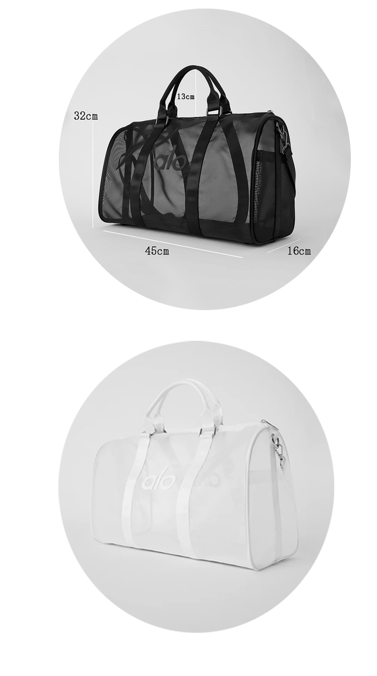 Alo accessories aloyoga transparent mesh bag, mainly yoga fitness bag, sports women's bag, outdoor — AAA Quality Replica — photo 3