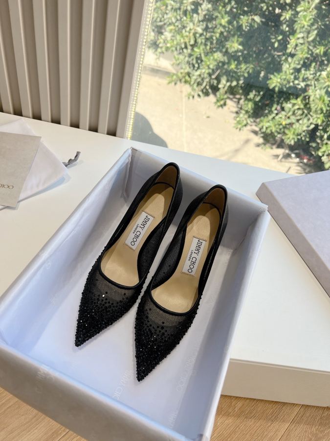 JIMMY women's shoes Jimmy Choo bluingbluing 6.5cm 8.5cm — AAA Quality Replica — photo 3