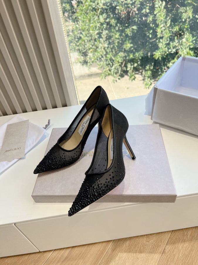 JIMMY women's shoes Jimmy Choo bluingbluing 6.5cm 8.5cm — AAA Quality Replica