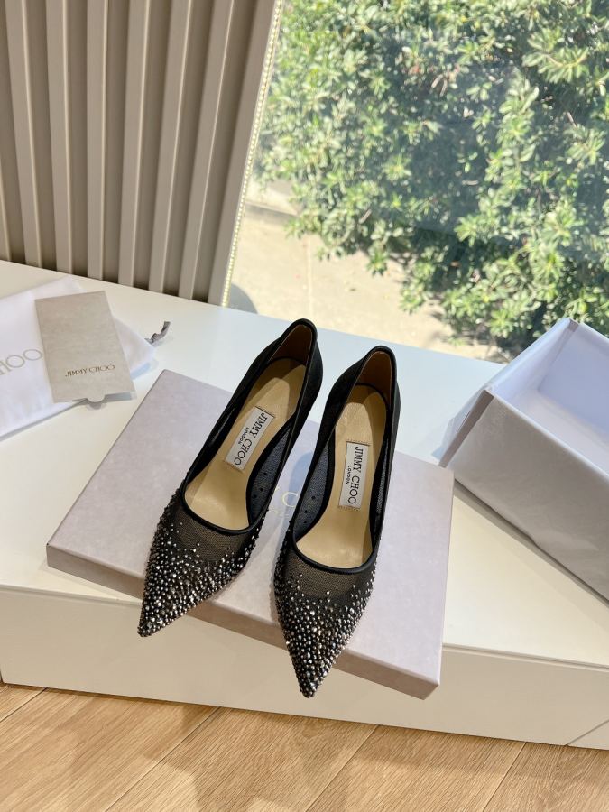 JIMMY women's shoes Jimmy Choo bluingbluing 6 5cm 8 5cm — AAA Quality Replica — photo 5