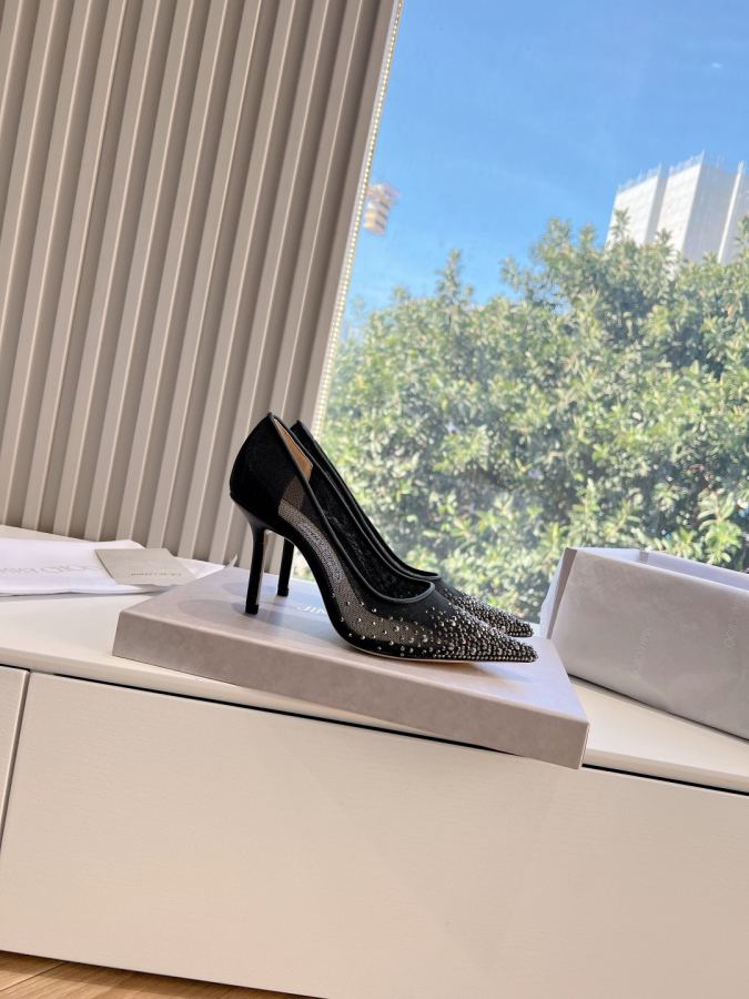 JIMMY women's shoes Jimmy Choo bluingbluing 6 5cm 8 5cm — AAA Quality Replica — photo 6