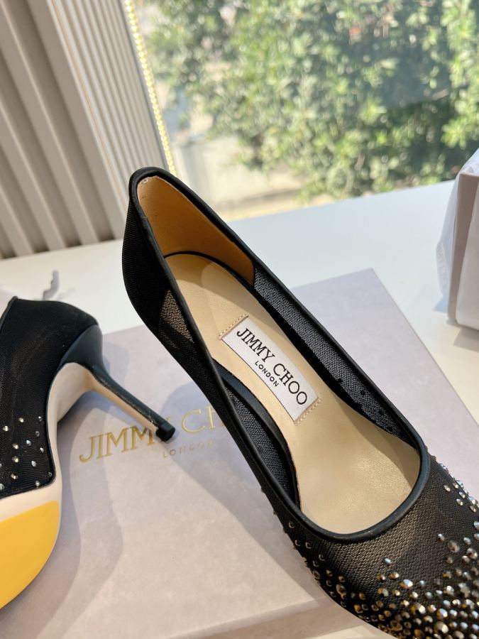 JIMMY women's shoes Jimmy Choo bluingbluing 6 5cm 8 5cm — AAA Quality Replica — photo 8