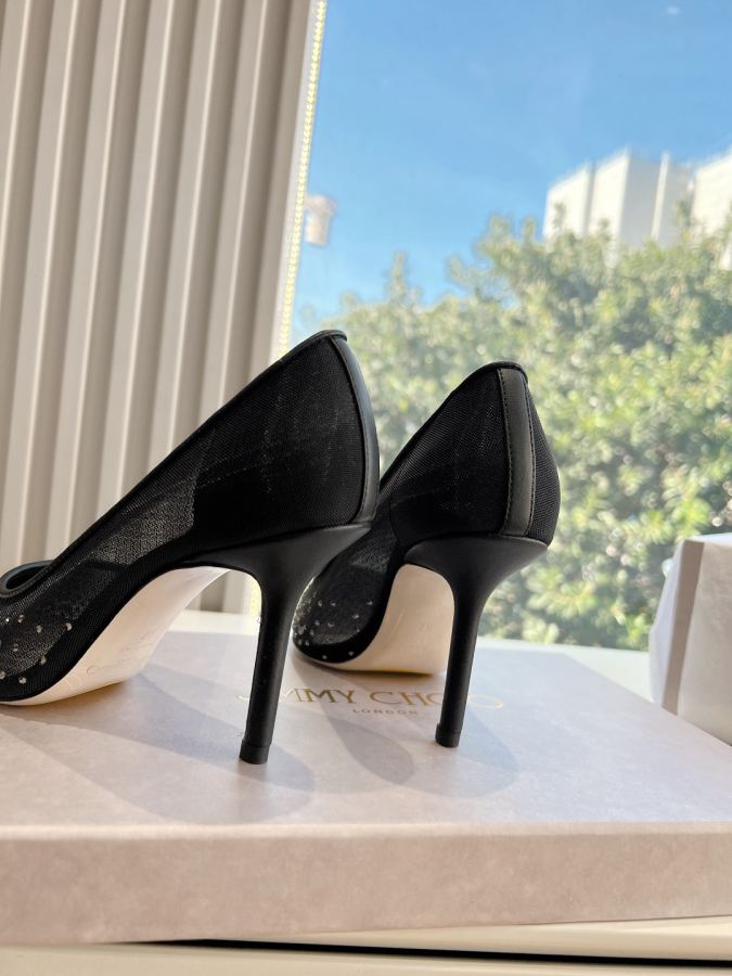 JIMMY women's shoes Jimmy Choo bluingbluing 6 5cm 8 5cm — AAA Quality Replica — photo 7