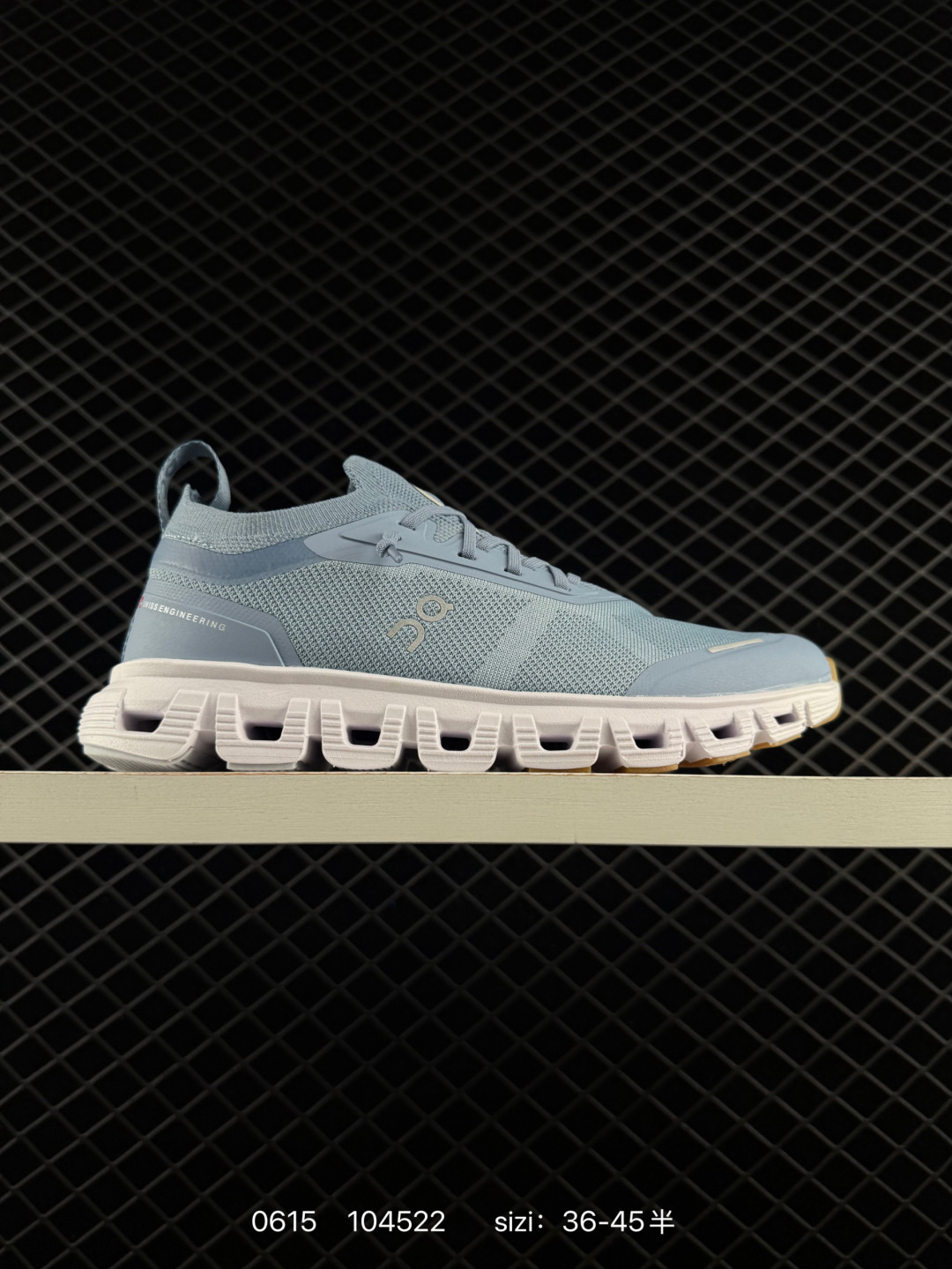 On Cloud 6 Coast Light Blue White Black EU 36-45 Running Shoe Running Sneakers - Unisex BS-85162