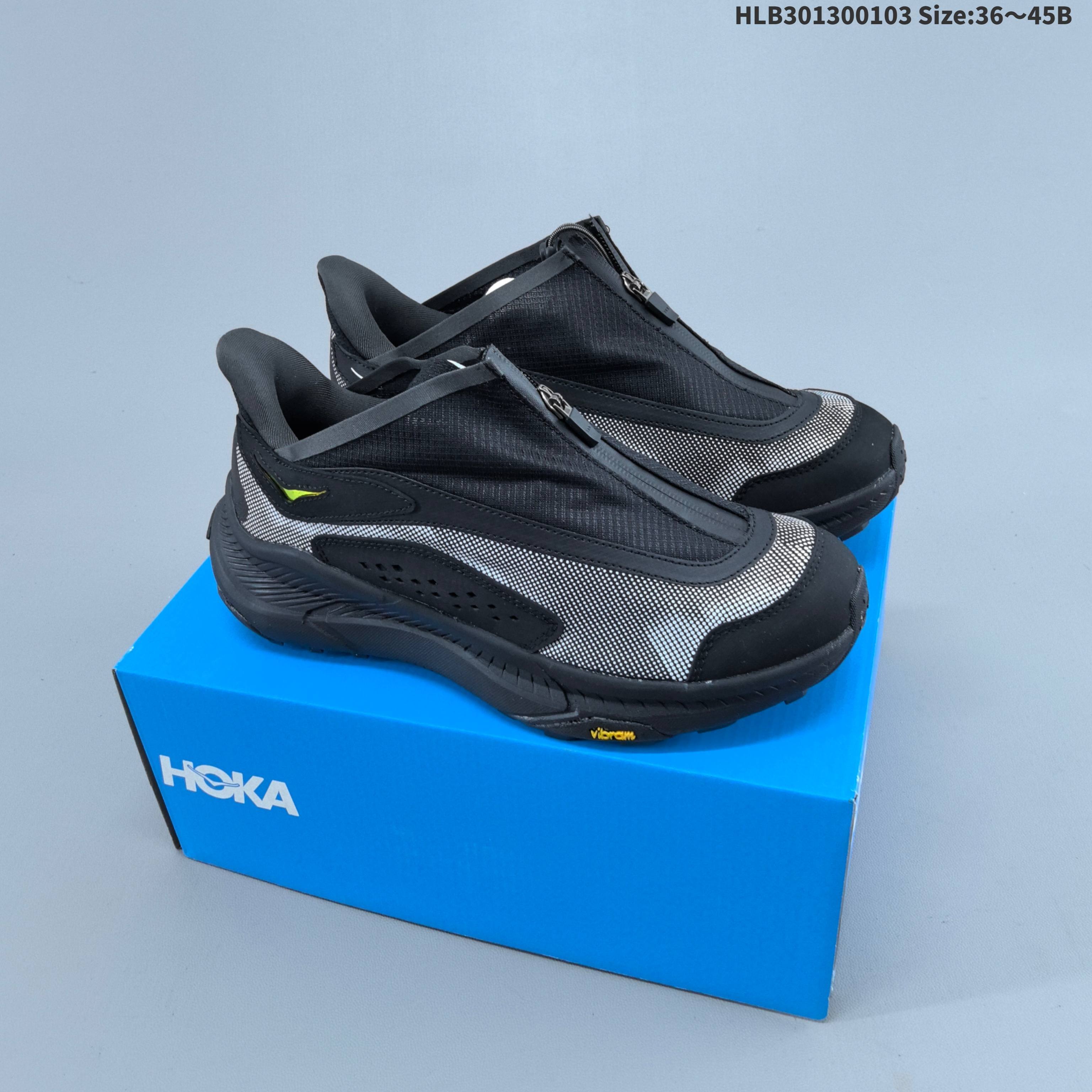 HOKA ONE ONE Project Transport Black Silver Neon Yellow EU 36-45 Trail Shoe Trail Running Sneakers - Unisex BS-69413