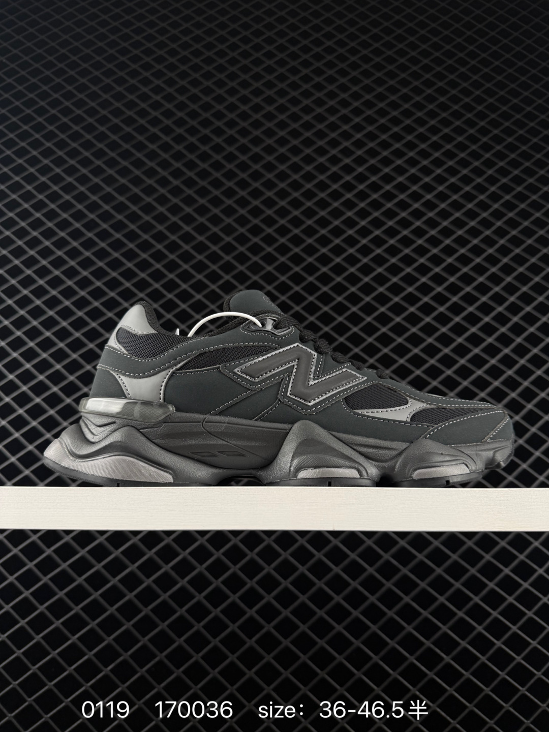 New Balance 9060 Black Grey Light Grey Beige EU 36-46 5 Sneaker Unisex BS-82375