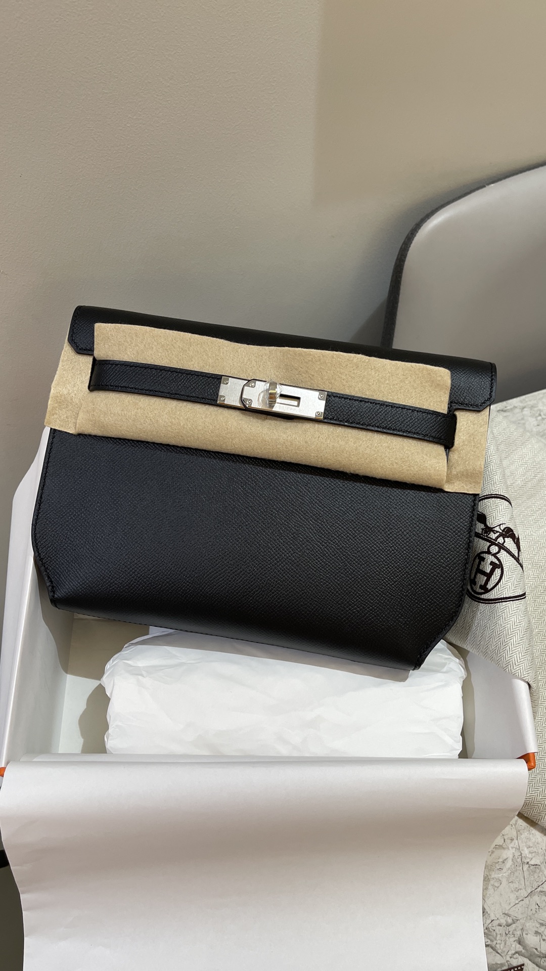 Hermès Kelly Depeches 25 Black 25cm briefcase photo 1
