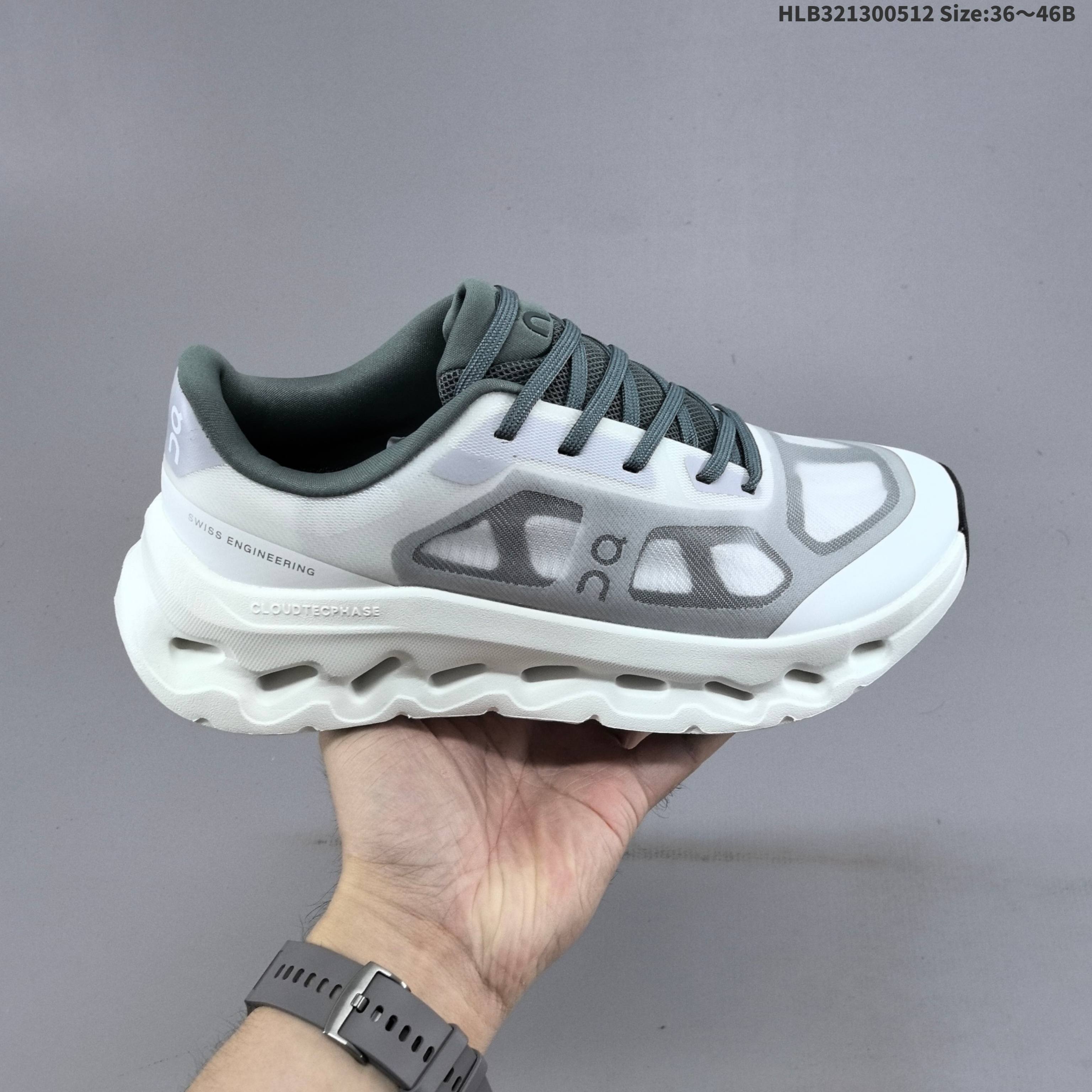 On Running Cloudtilt Remix White Grey Dark Green EU 36-46 Running Shoe Running Sneakers Unisex BS-69559