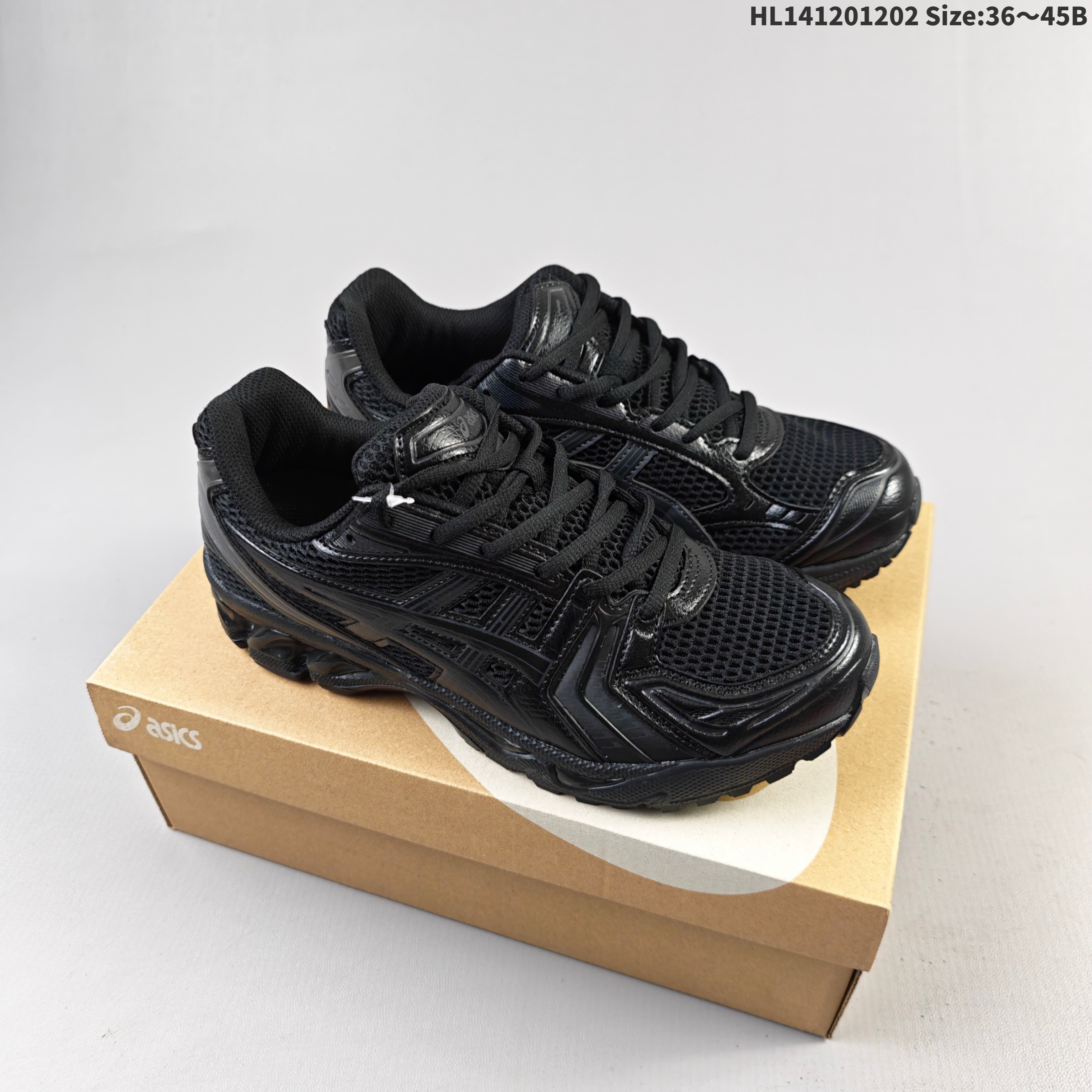 ASICS Gel Kayano 14 Triple Black EU 36 To 45 Running Shoe Running Sneakers - Unisex BS-69191