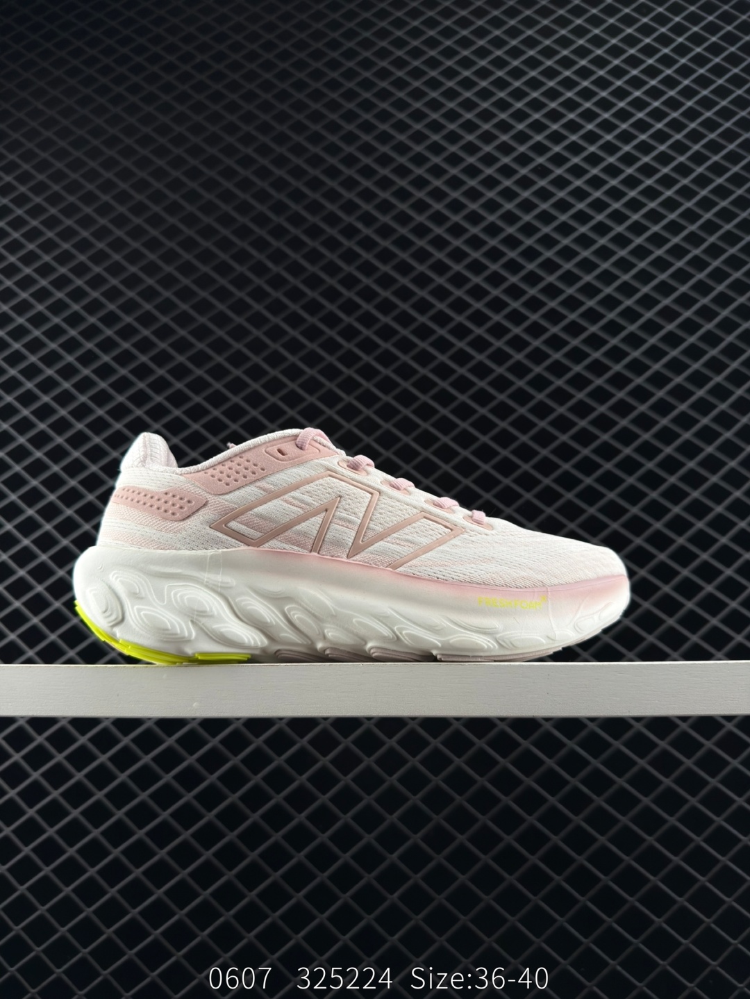 New Balance M1080LUM Fresh Foam X 1080v13 White Pink Neon Yellow Orange Beige EU 36-40 Running Shoe Unisex BS-83341