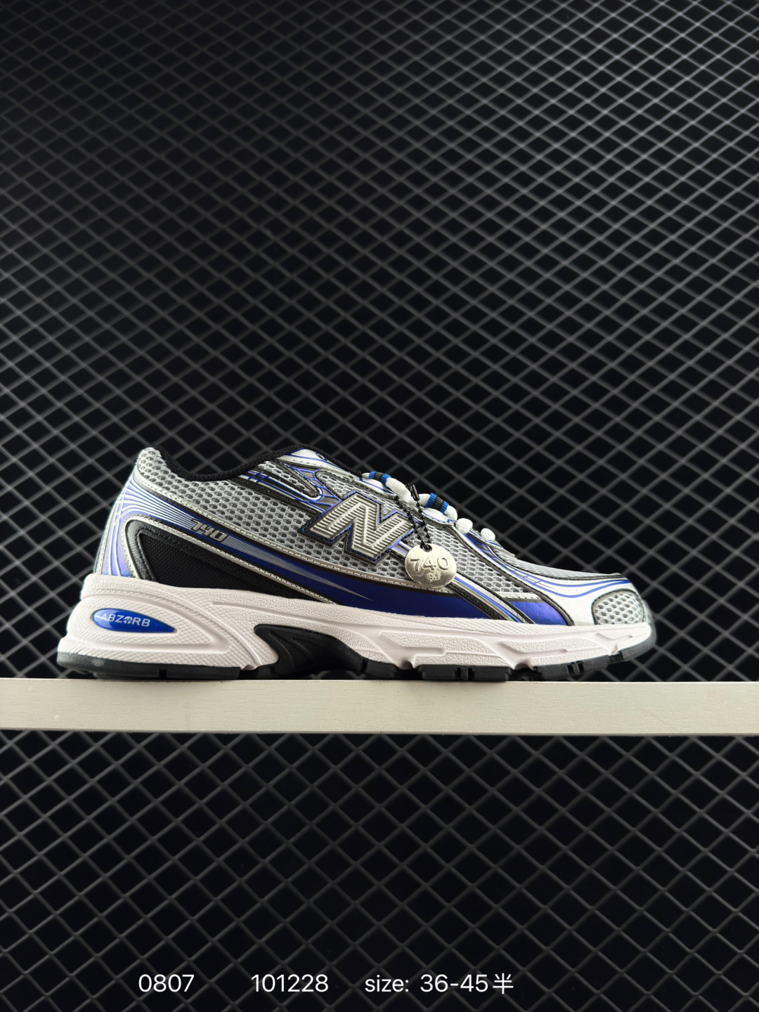 New Balance 740 U740GR2 Silver Blue White Black EU 36-45 Running Shoe Running Sneakers - Unisex BS-82996