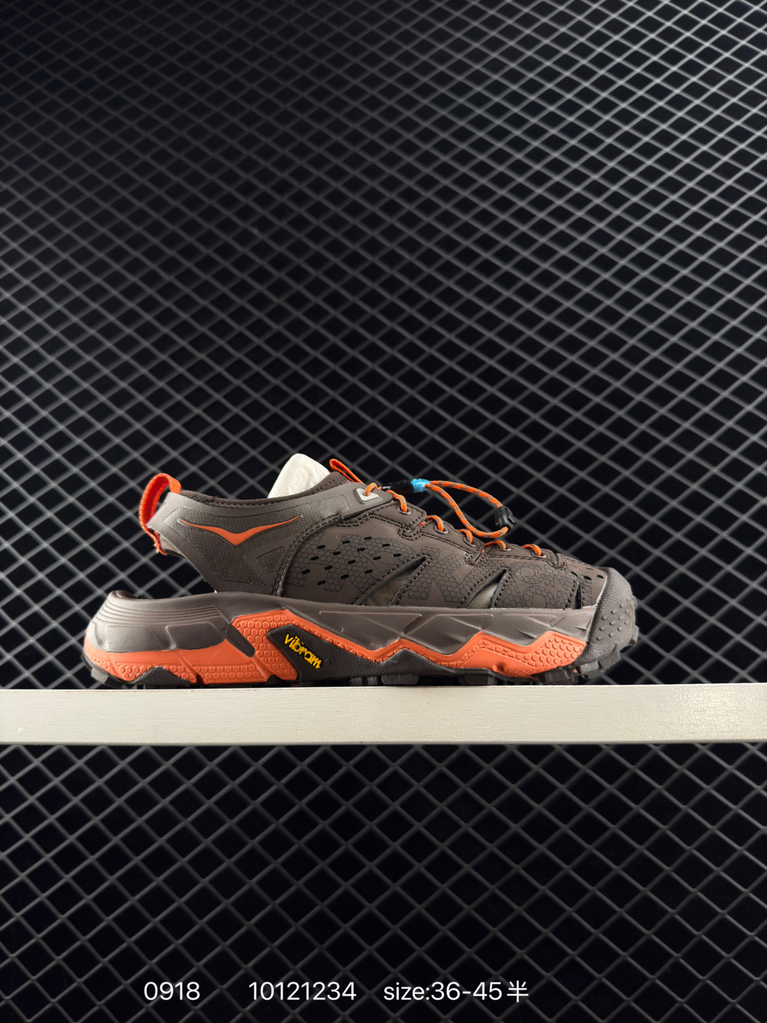 HOKA ONE ONE Tor Trafa Brown Orange Black EU 36-45 Trail Shoe Trail Running Sneakers - Unisex BS-86440