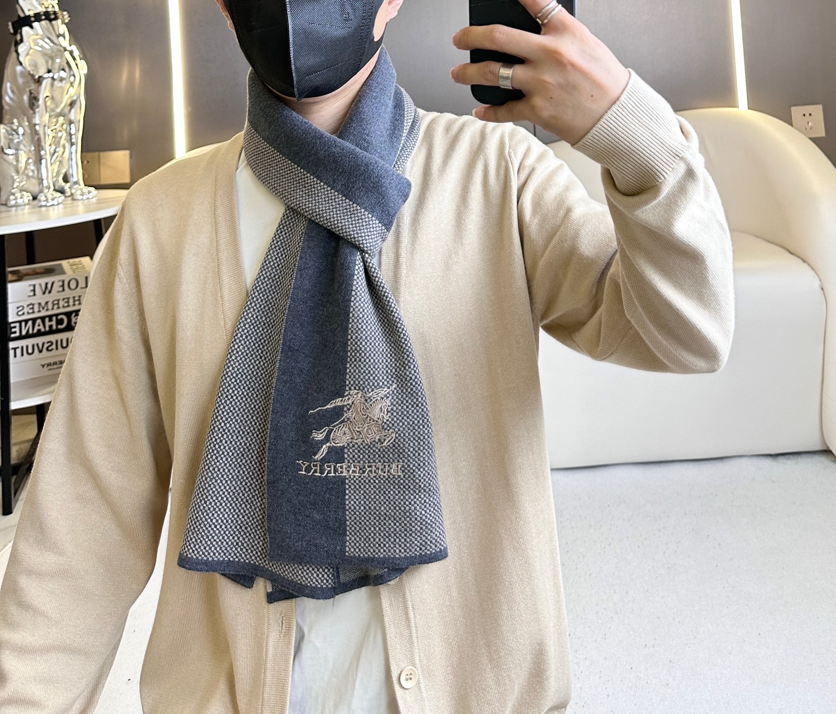 burberry scarf New 2025 Burberry 100% 180*32 — AAA Quality Replica