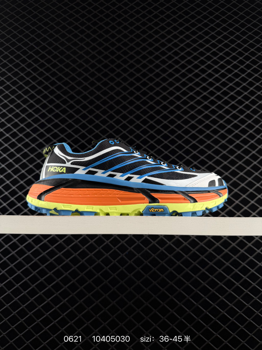HOKA ONE ONE MAFATE THREE 2 Black White Blue Orange Yellow EU 36-45 Trail Shoe Trail Running Sneakers - Unisex BS-86188