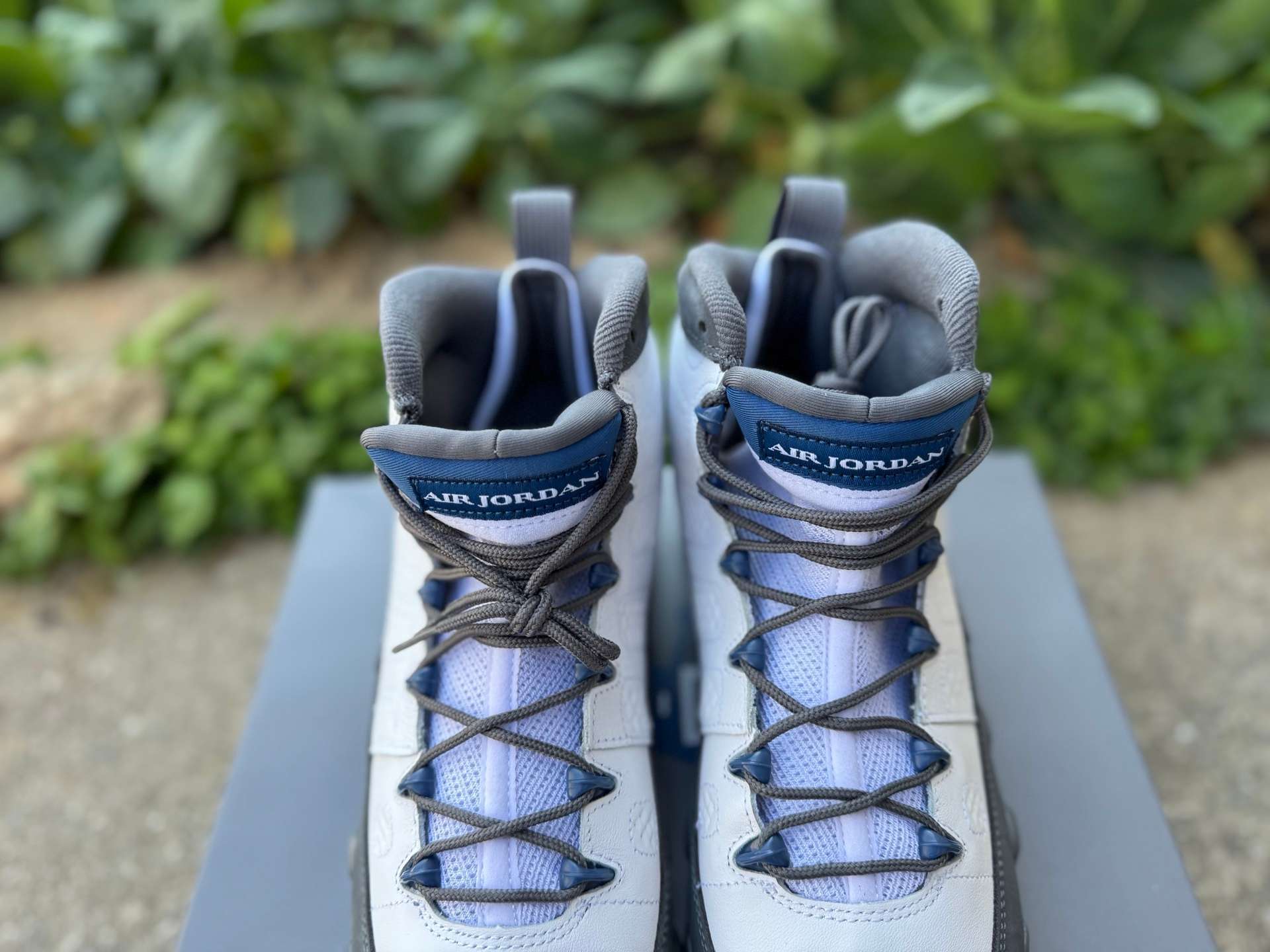 AIR JORDAN 9 “Flint Grey” White/French Blue-Flint Grey HV4794-100 — Premium Replica