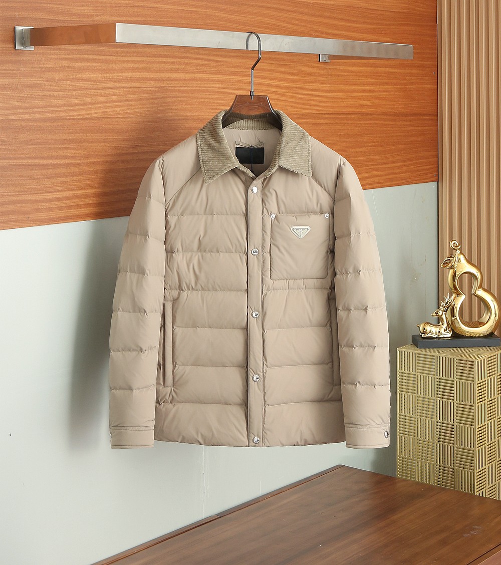 Prada down jacket, PRADA's autumn and winter down jacket is light, fluffy, warm and comfortable, — Premium Replica