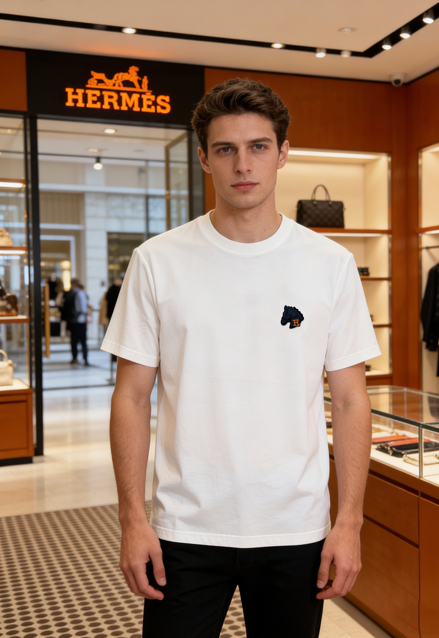 Hermes Men HERMES Hermes26s New. H. 190g. M-3 XL S 4 XL 175/145 XL — AAA Quality Replica