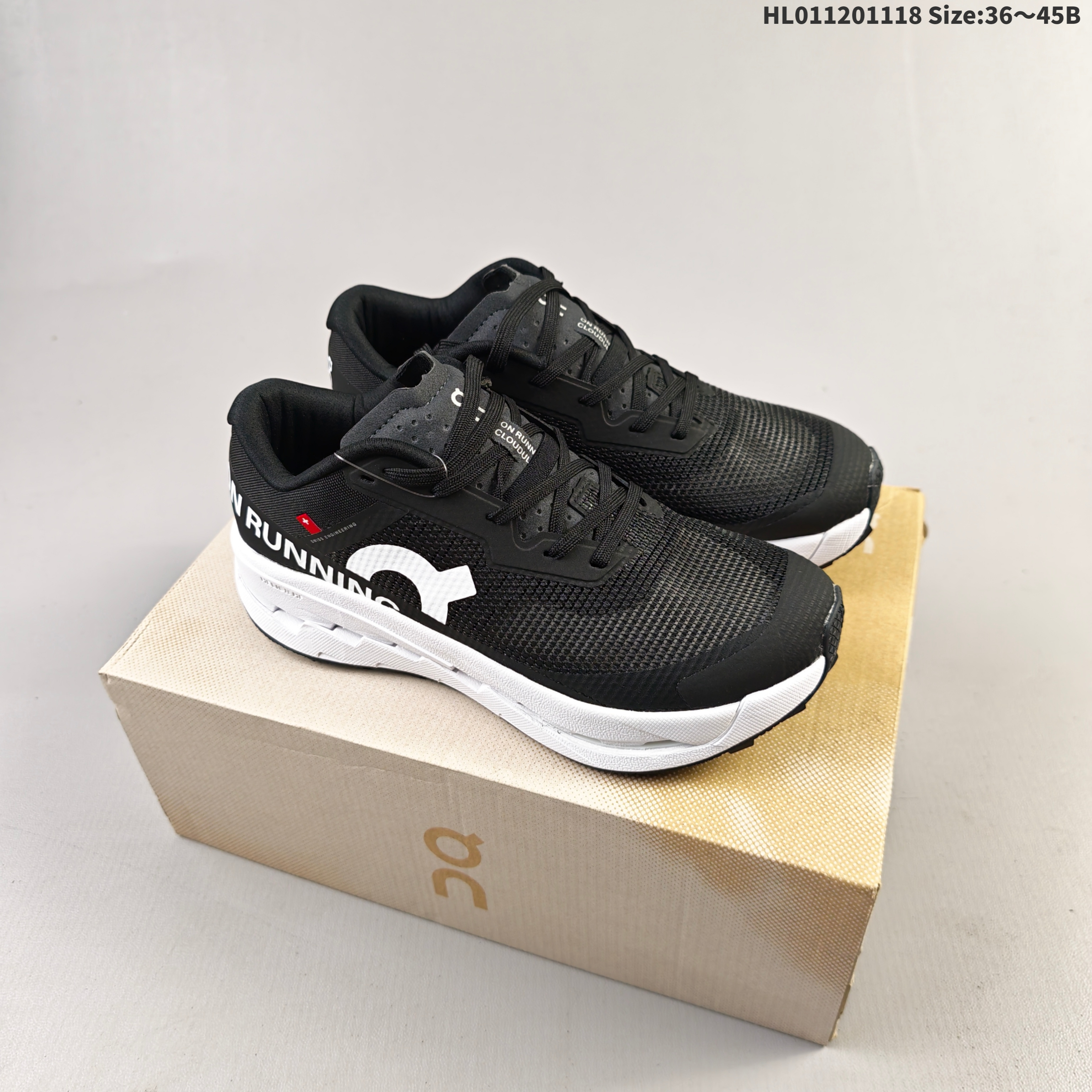On Cloudultra 3 Black White EU 36-45 Trail Shoe Trail Running Sneakers - Unisex BS-69807