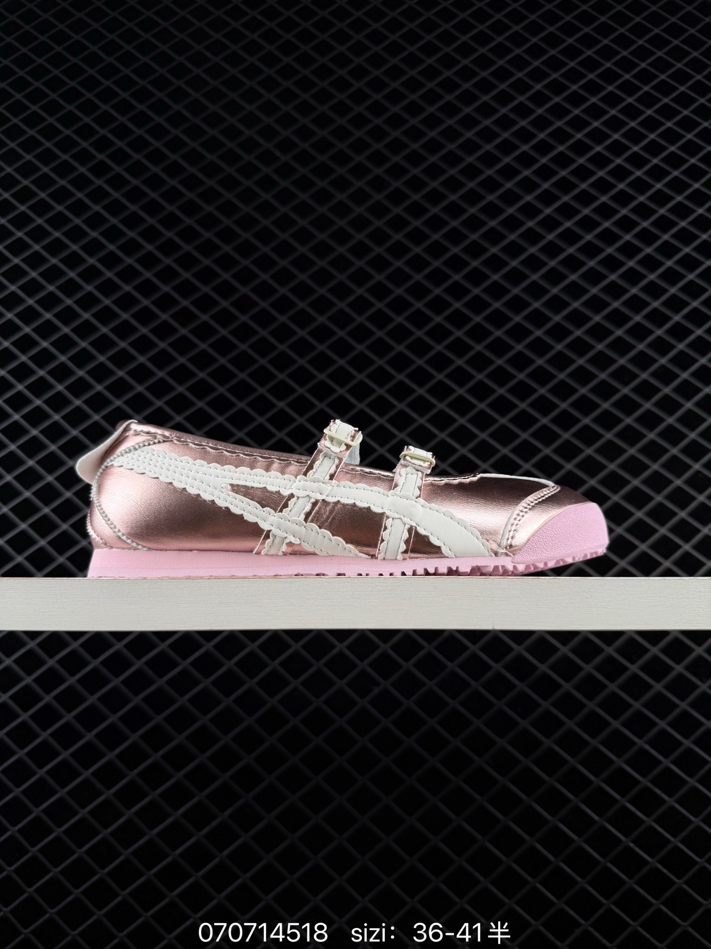 Onitsuka Tiger Mexico 66 Mary Jane Rose Gold White Pink EU 36-41 Sneaker Casual Sneakers - Unisex BS-81763