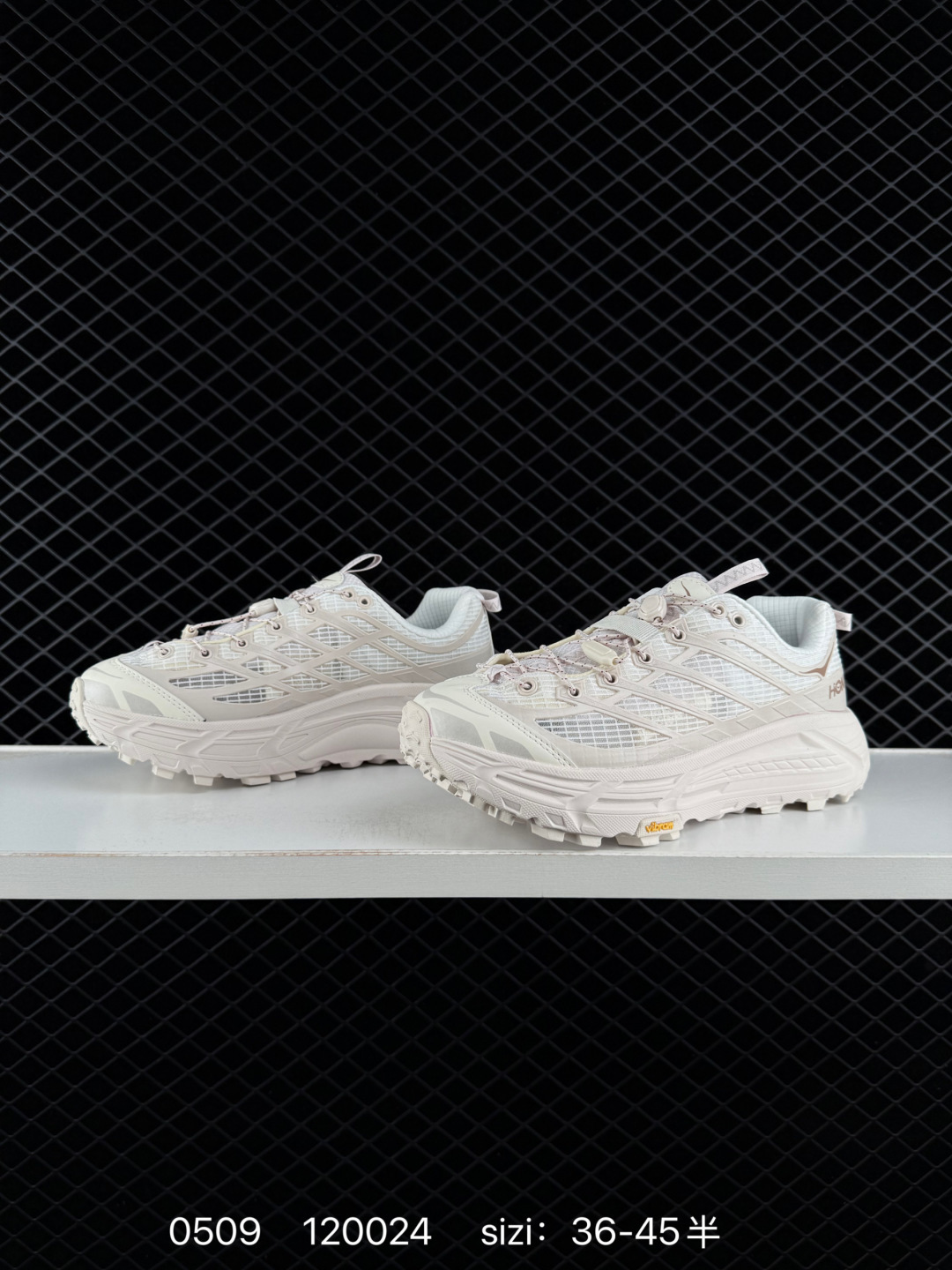 HOKA ONE ONE MAFATE SPEED THREE 2 Off White Light Beige EU 36-45 Trail Shoe Trail Running Sneakers - Unisex BS-86236