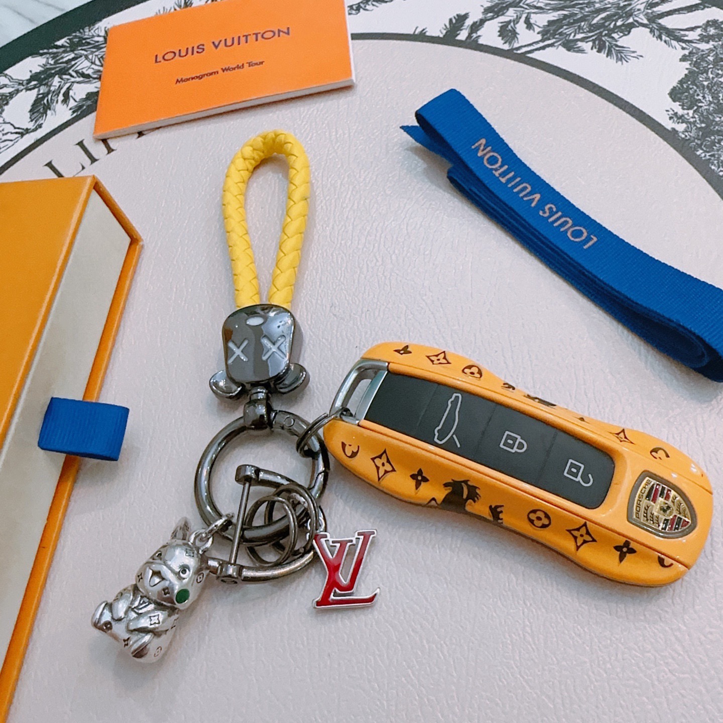 Louis Vuitton Jewelry New Release LV Keychain lv New Charm Anger Forest Keychain — 1:1 Replica