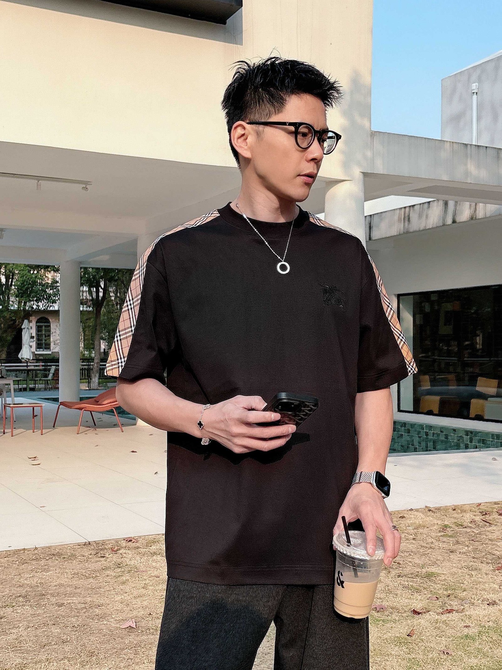 Burberry men 2026 New New T ！ logo . . . . . ！ ！