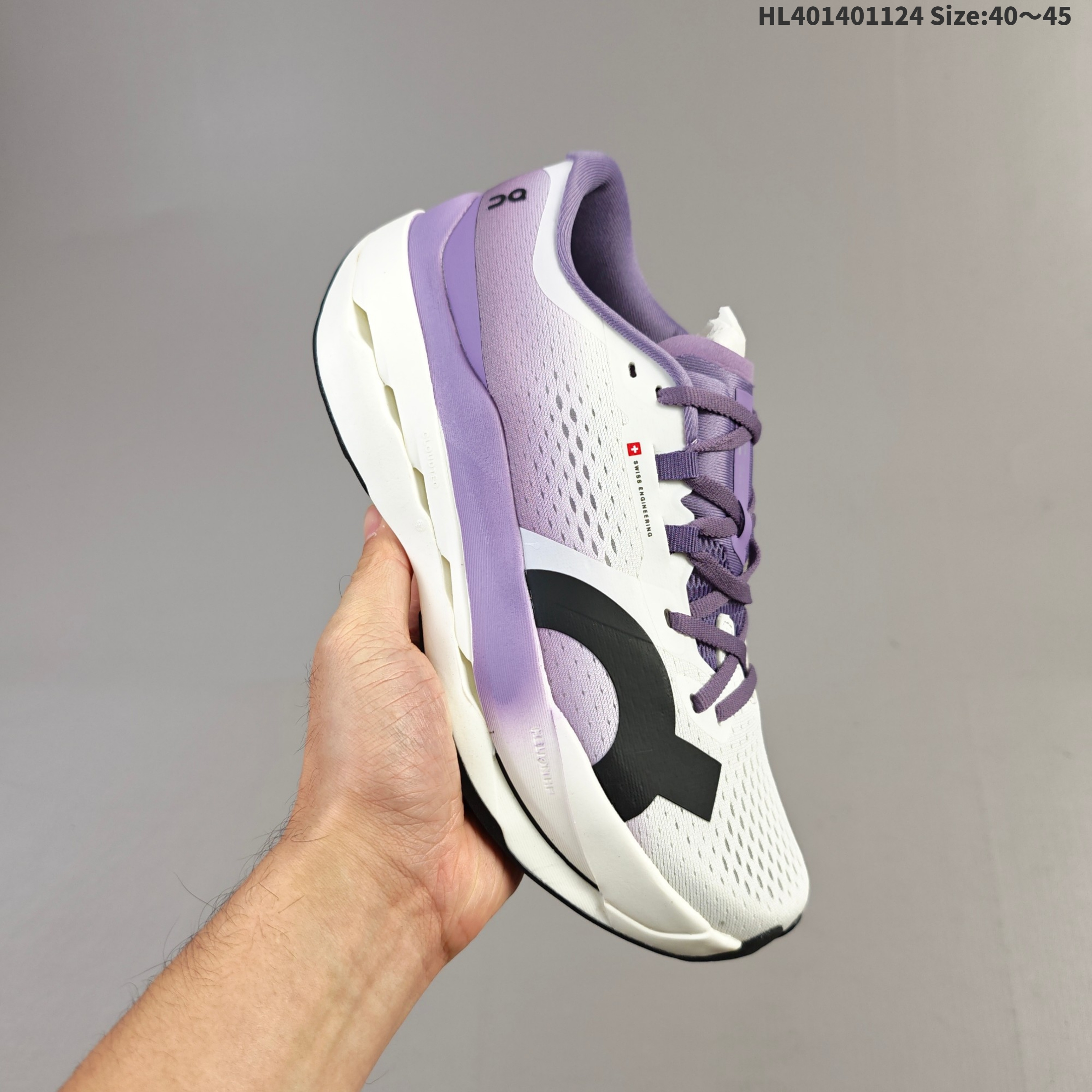 On Running Cloudboom Max 3 MF30314651 White Purple Mint Black EU 36-45 Running Shoe Running Sneakers - Unisex BS-69775