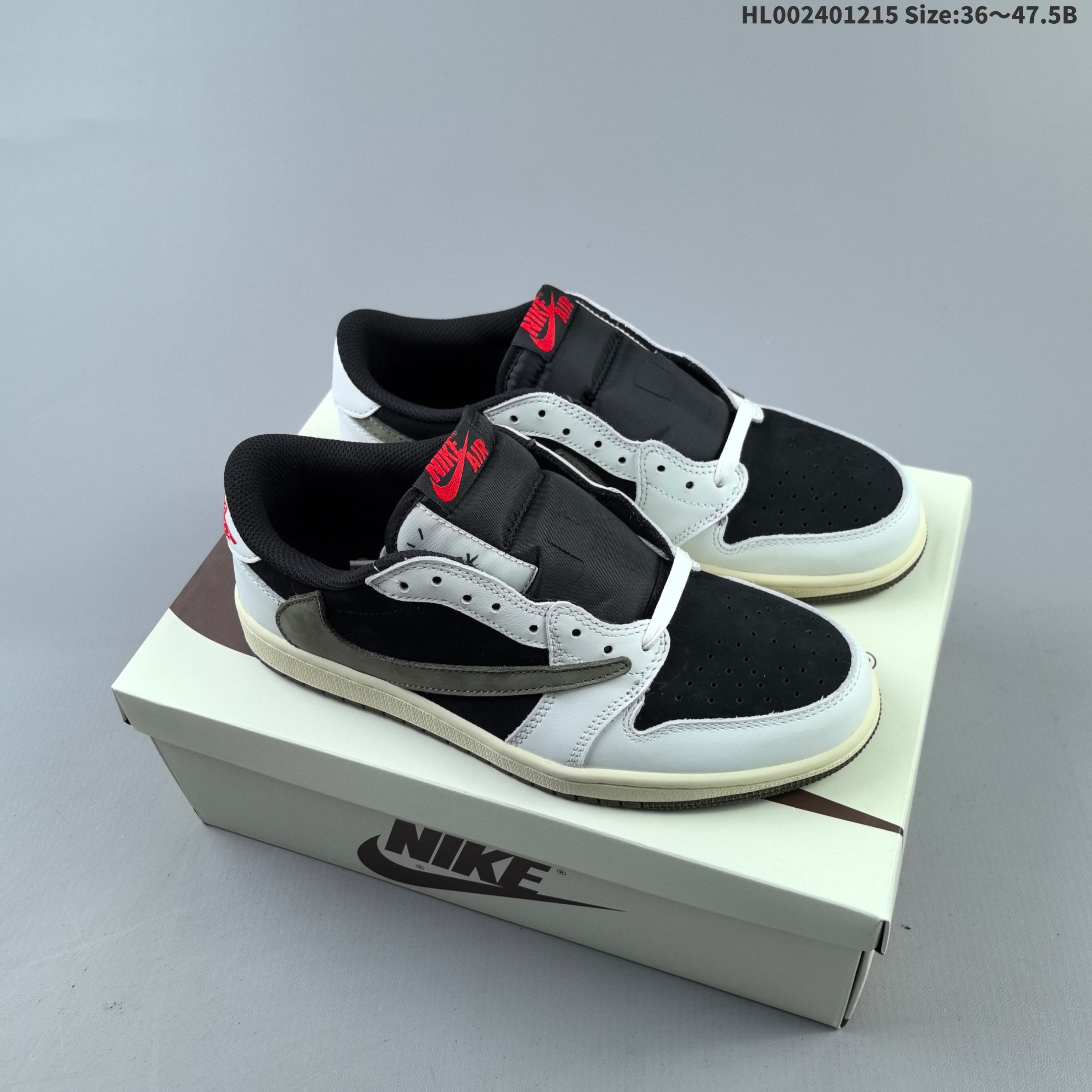 Travis Scott x Air Jordan 1 Low "Medium Olive" 5.0 AIR JORDAN 1 aj1 1 — AAA Quality Replica