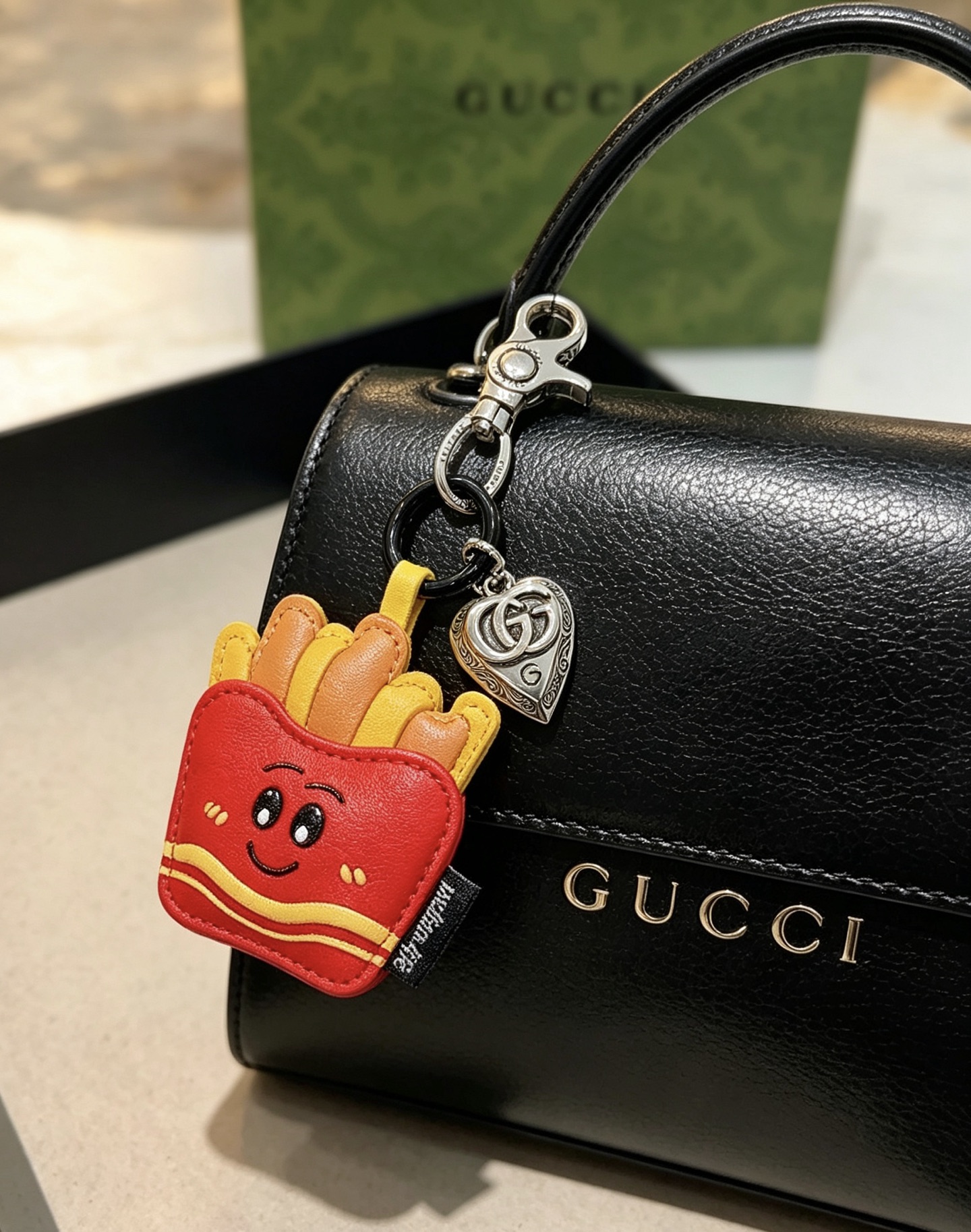 Gucci Jewelry New Release 𝐆𝐮𝐜𝐜𝐢 Keychain New Charm Anger Forest G Keychain — Premium Replica