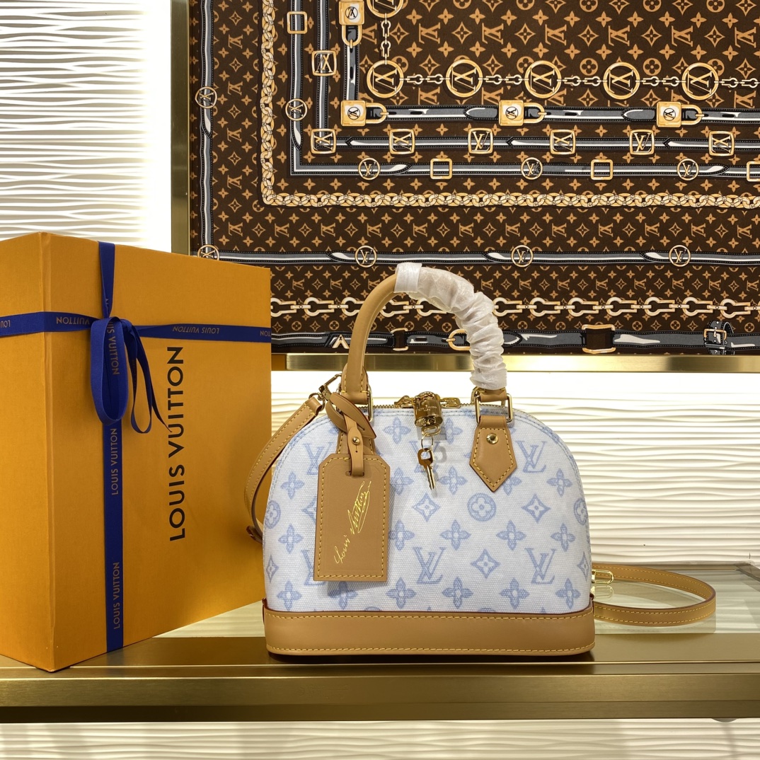 LV bag 850 M27525 27526 28272 | LV130 Series Alma BB 1934 Monogram Toron — 1:1 Replica For Sale